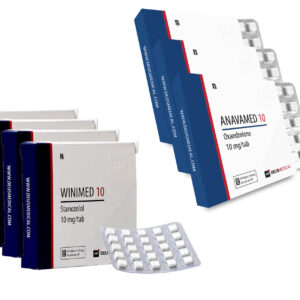 Schlankheitsplan (oral) – Anavar + Winstrol + Protection von Deus Medical. Effektiver Plan zur Förderung von Fettabbau und Muskeldefinition mit Schutzmaßnahmen