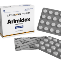 Arimidex 0.5 mg  von SuperHuman Pharma, ein Medikament zur Hormonregulation