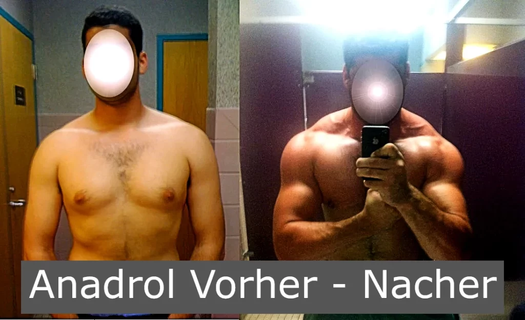 Anadrol Ergebnisse: Vor und nach der Transformation