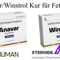 Anavar/Winstrol Kur für Fettabbau (6 Wochen)-SuperHuman Pharma