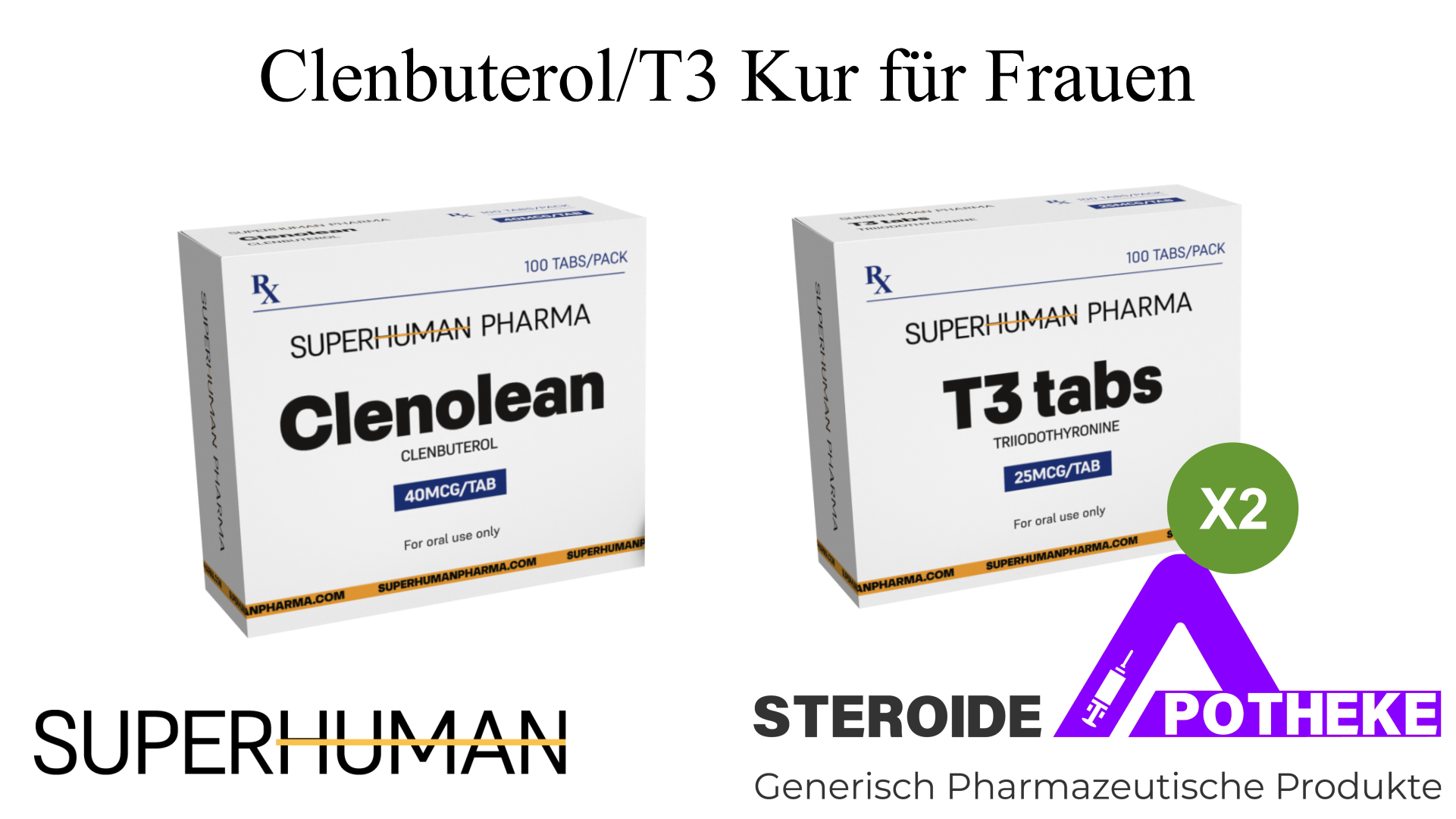 Frauen-Kur mit Clenbuterol und T3