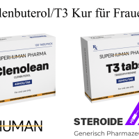 Clenbuterol/T3 Kur für Frauen (10 Wochen)-SuperHuman Pharma