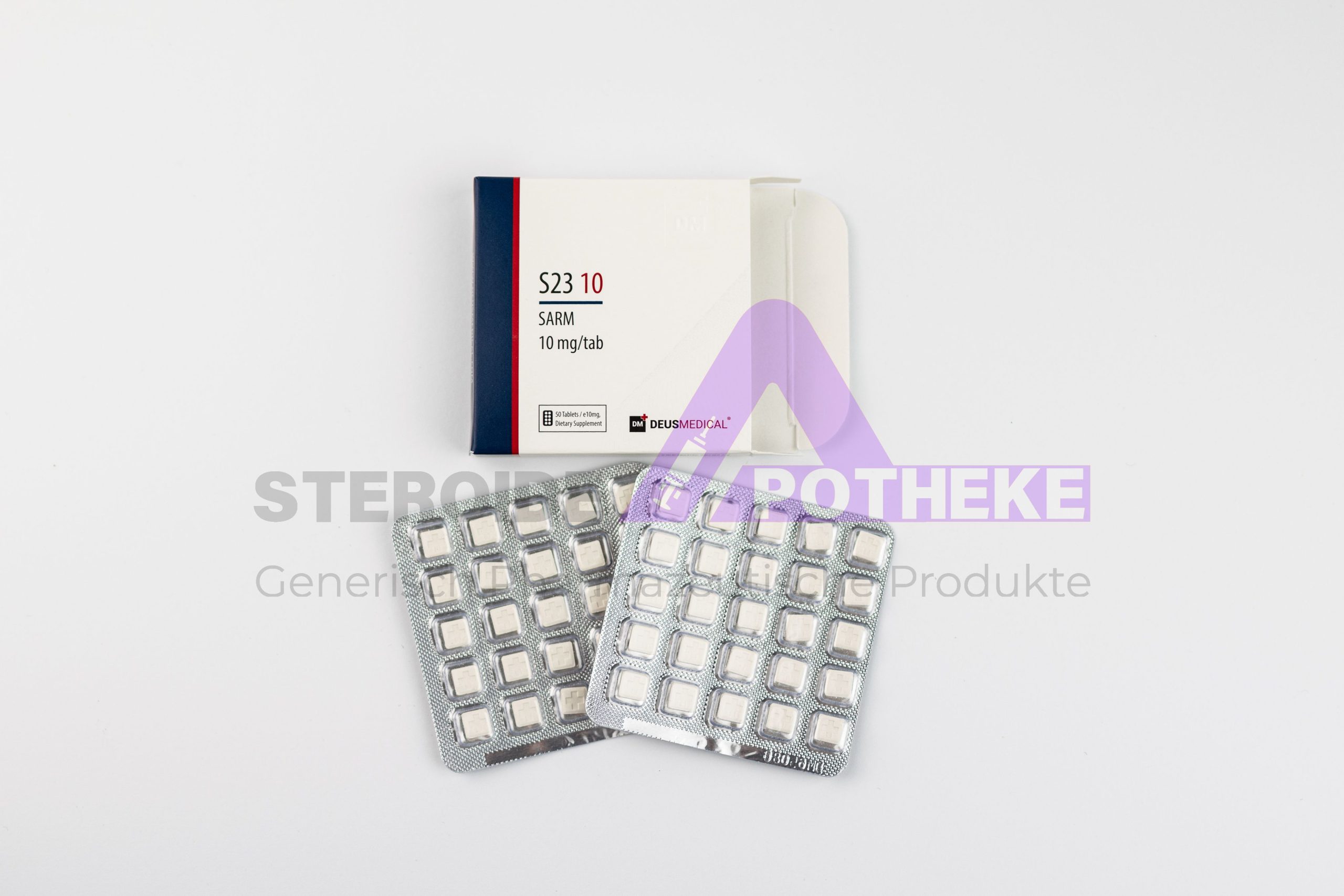 S23 10mg 50er Packung von Deus Medical, starkes SARM für Muskelaufbau und Fettverlust