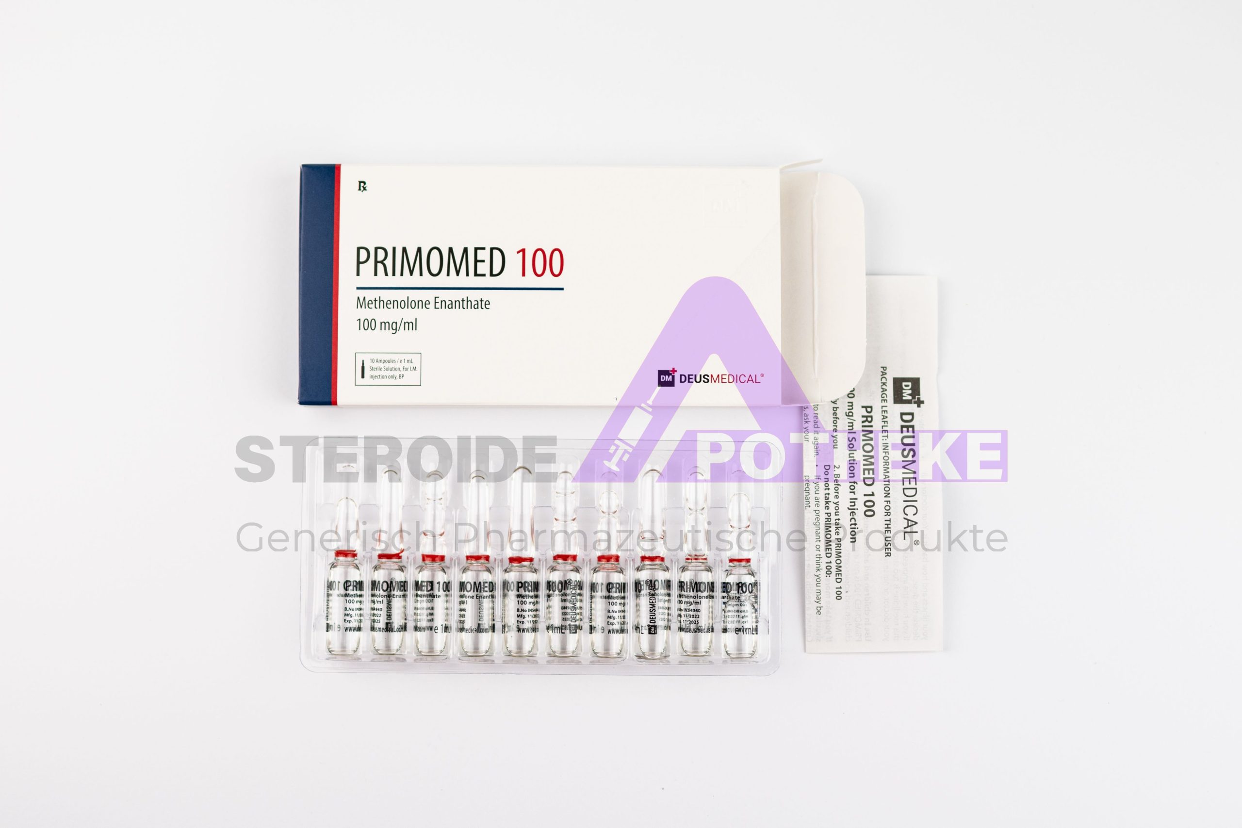 PRIMOMED 100 (Primobolan Depot) 10ml Flasche von Deus Medical