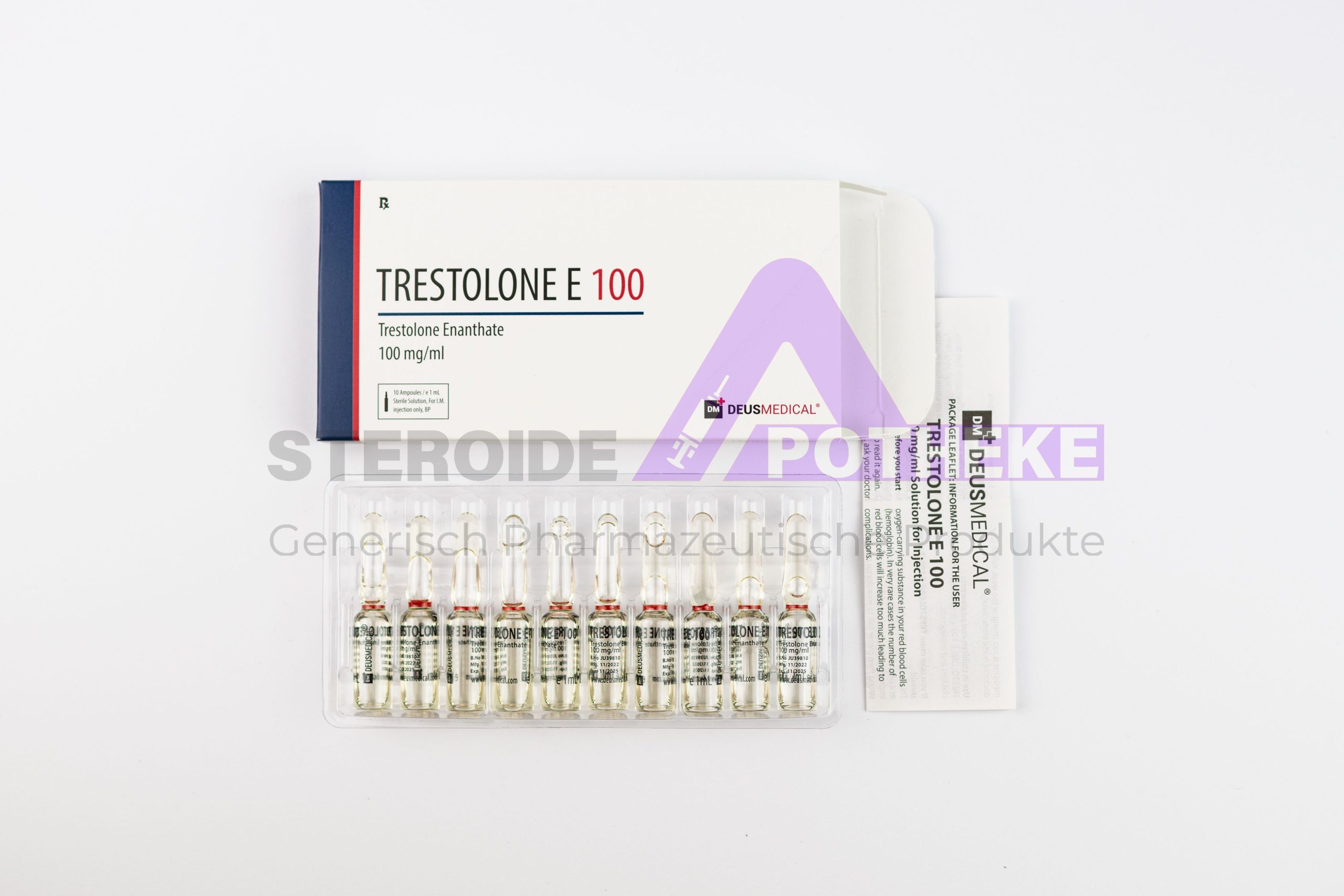 TRESTOLONE E 100 (Trestolone Enantat) 10ml Flasche von Deus Medical