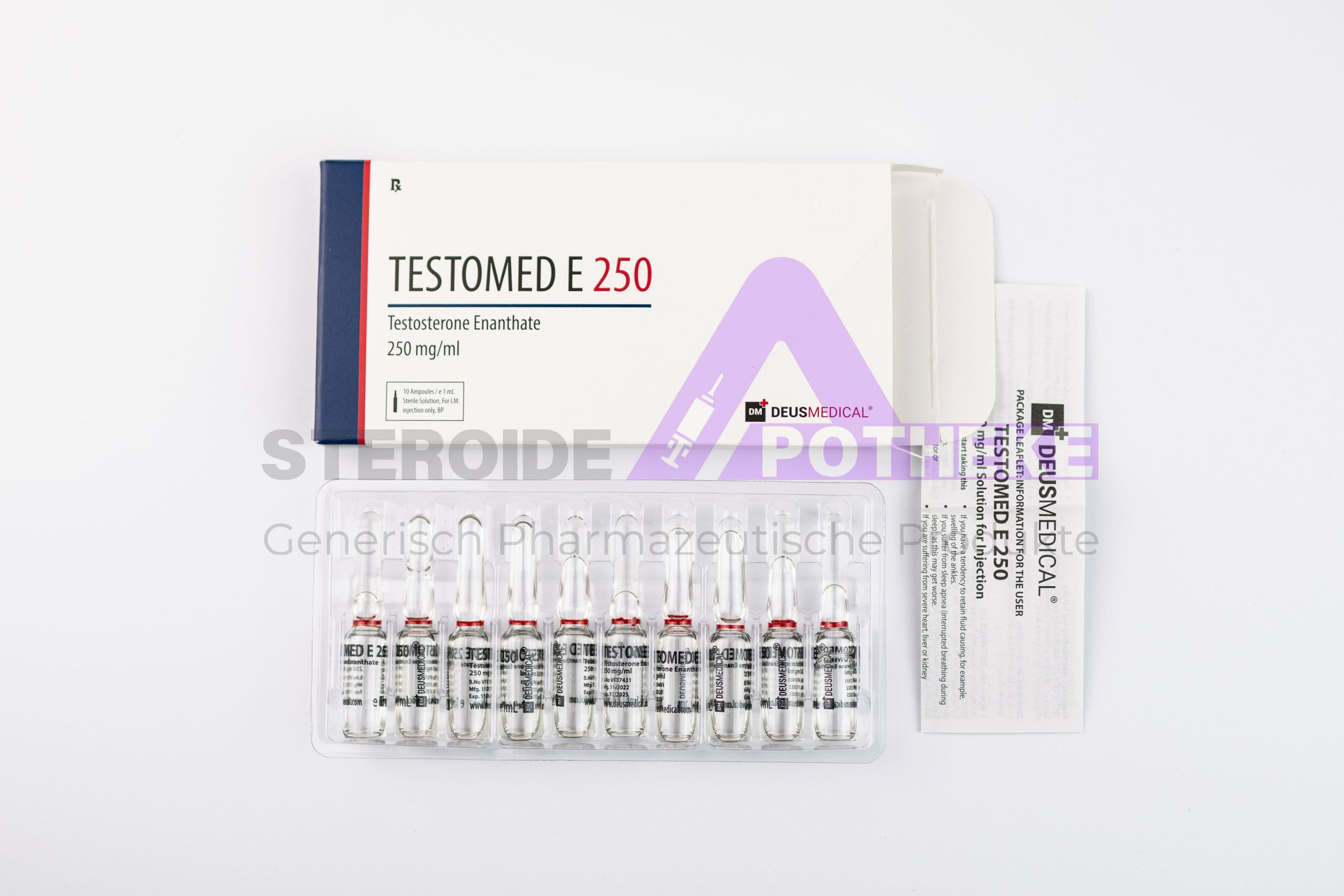 TESTOMED E 250 (Testosteron Enantat) DeusMedical 10ml (250mg/ml)