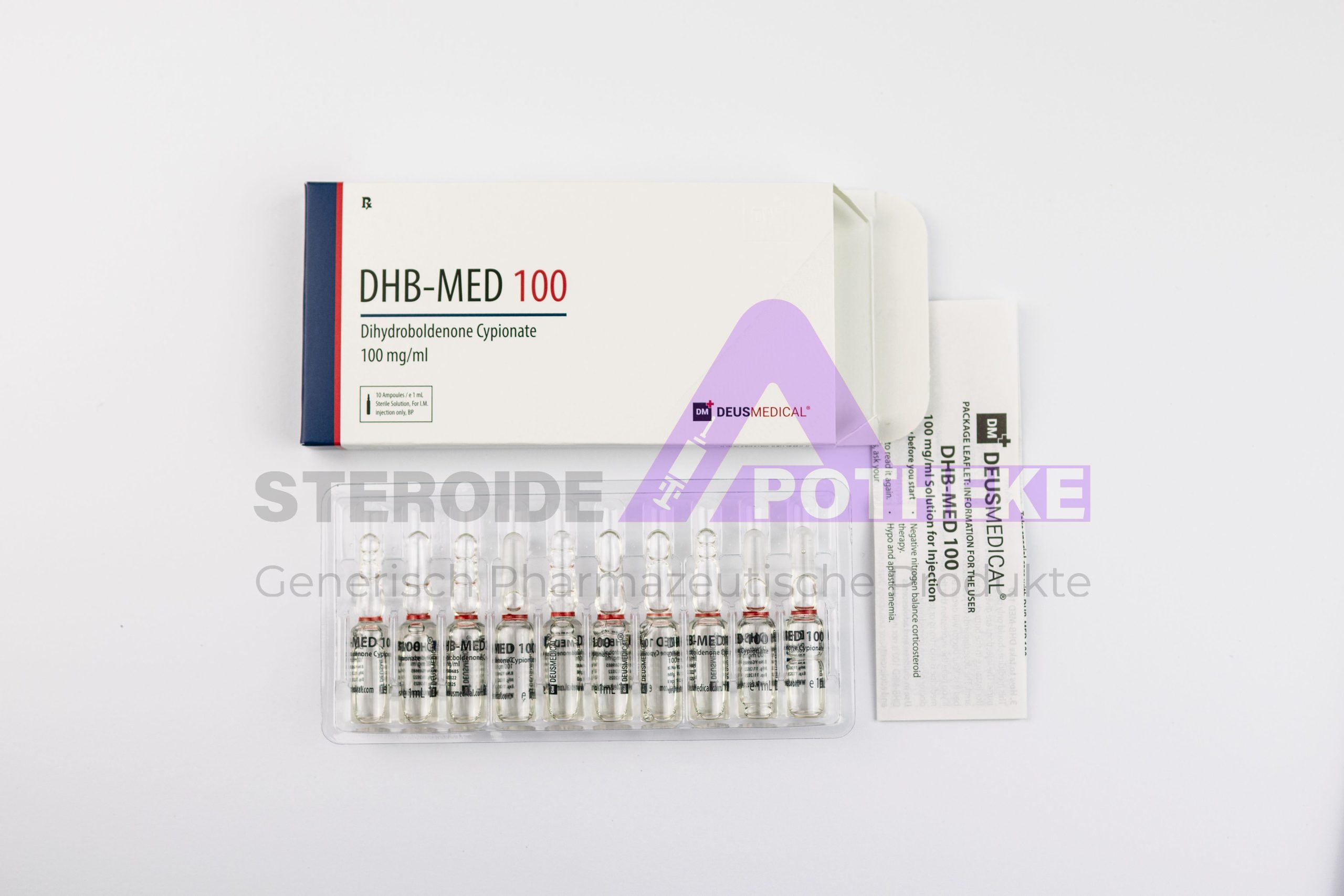 DHB-MED 100 (Dihydroboldenon Cypionat) 10ml Flasche von Deus Medical