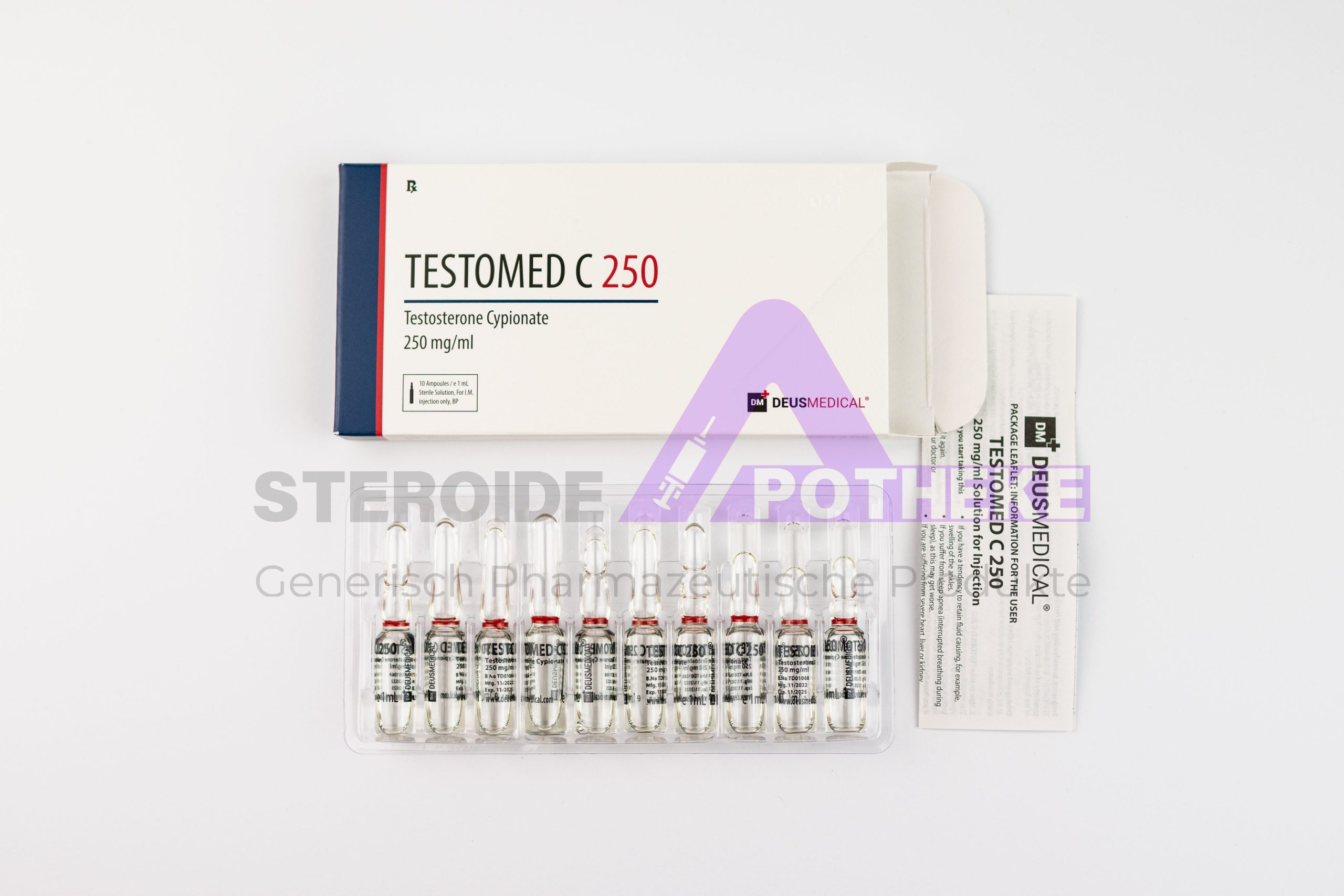 TESTOMED C 250 (Testosteron Cypionat) DeusMedical 10ml (250mg/ml)