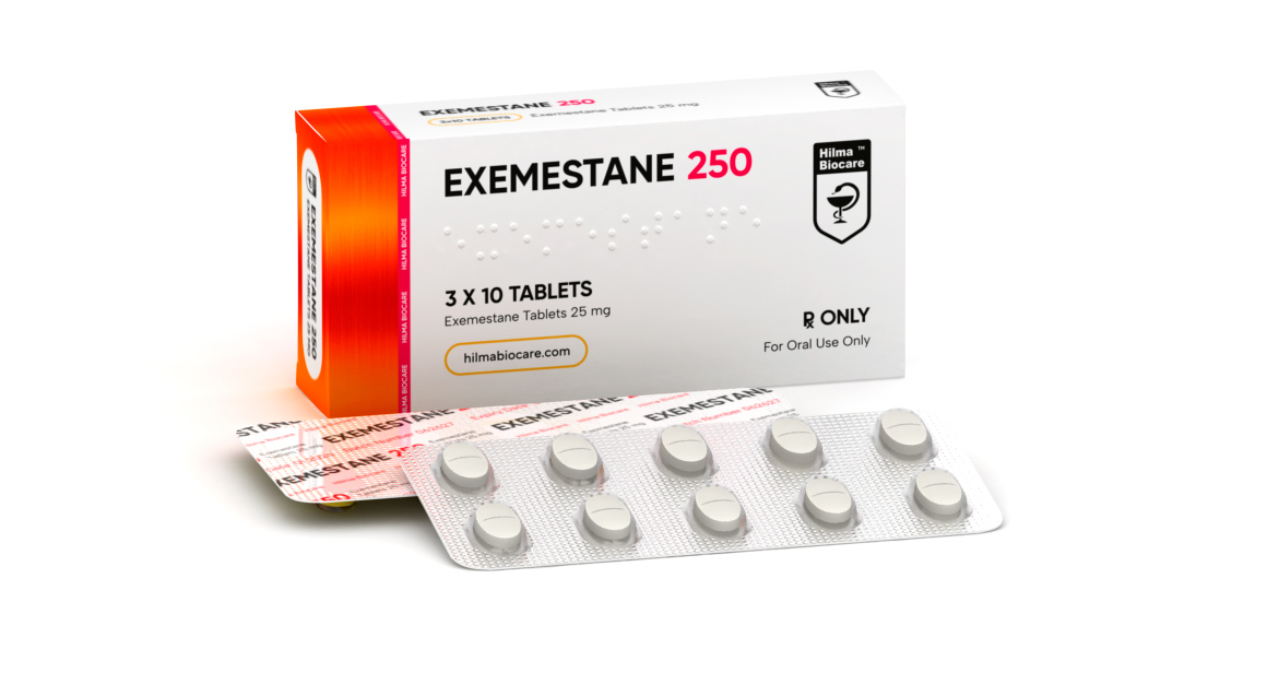 Exemestane 250 (Aromasin) Hilma Biocare 30 tab (25mg/tab)