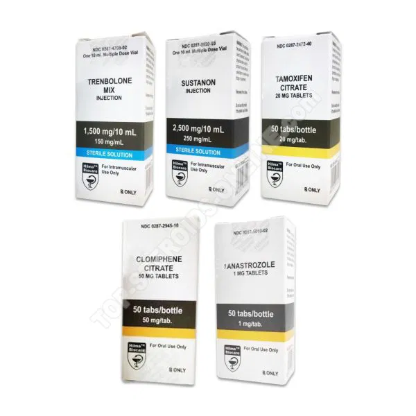 Packung Trockenmassezunahme Level I (INJECT) – Hilma Biocare: Sustanon und Tri-Trenbolon für 10 Wochen Muskelaufbau und Definition