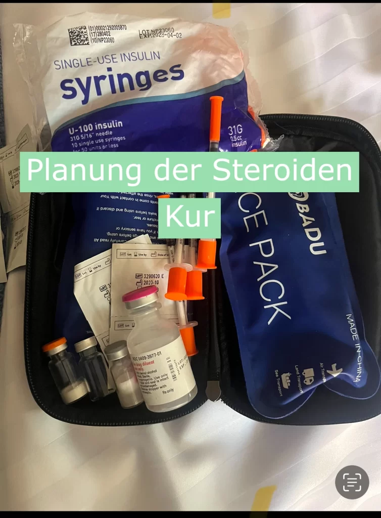 Planung der Steroiden Kur