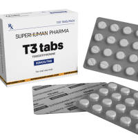 T3 25 mcg  von SuperHuman Pharma, ein Nahrungsergänzungsmittel zur Unterstützung des Stoffwechsels