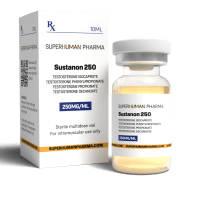 Sustanon 10 ml [250 mg/ml] von SuperHuman Pharma, ein Testosteron-Präparat zur Unterstützung des Muskelaufbaus und der Leistungssteigerung