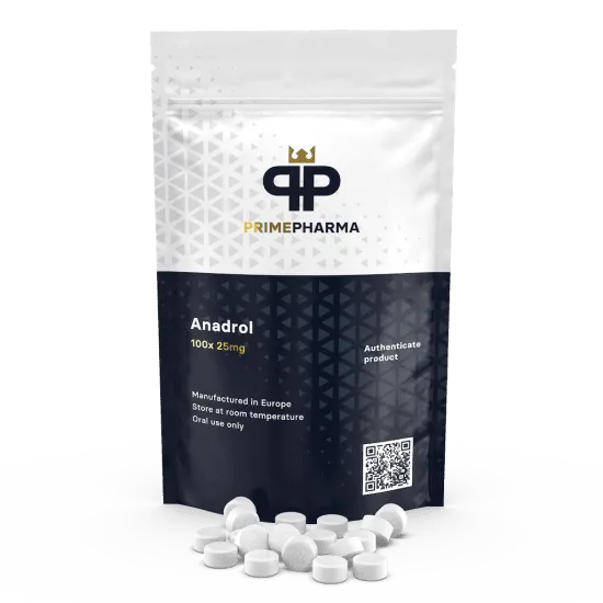 Anadrol 100x 25mg Prime Pharma 10ml