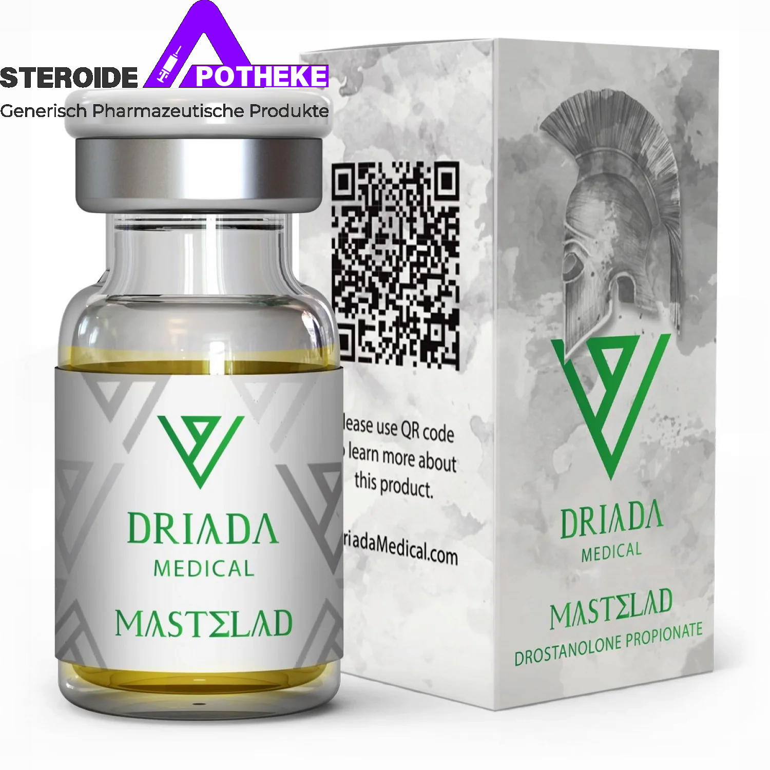 Mastelad 100 mg/ml (Drostanolon Propionat) Driada Medical 10 ml Flasche - starkes anaboles Steroid zur Förderung von Muskeldefinition und Kraft