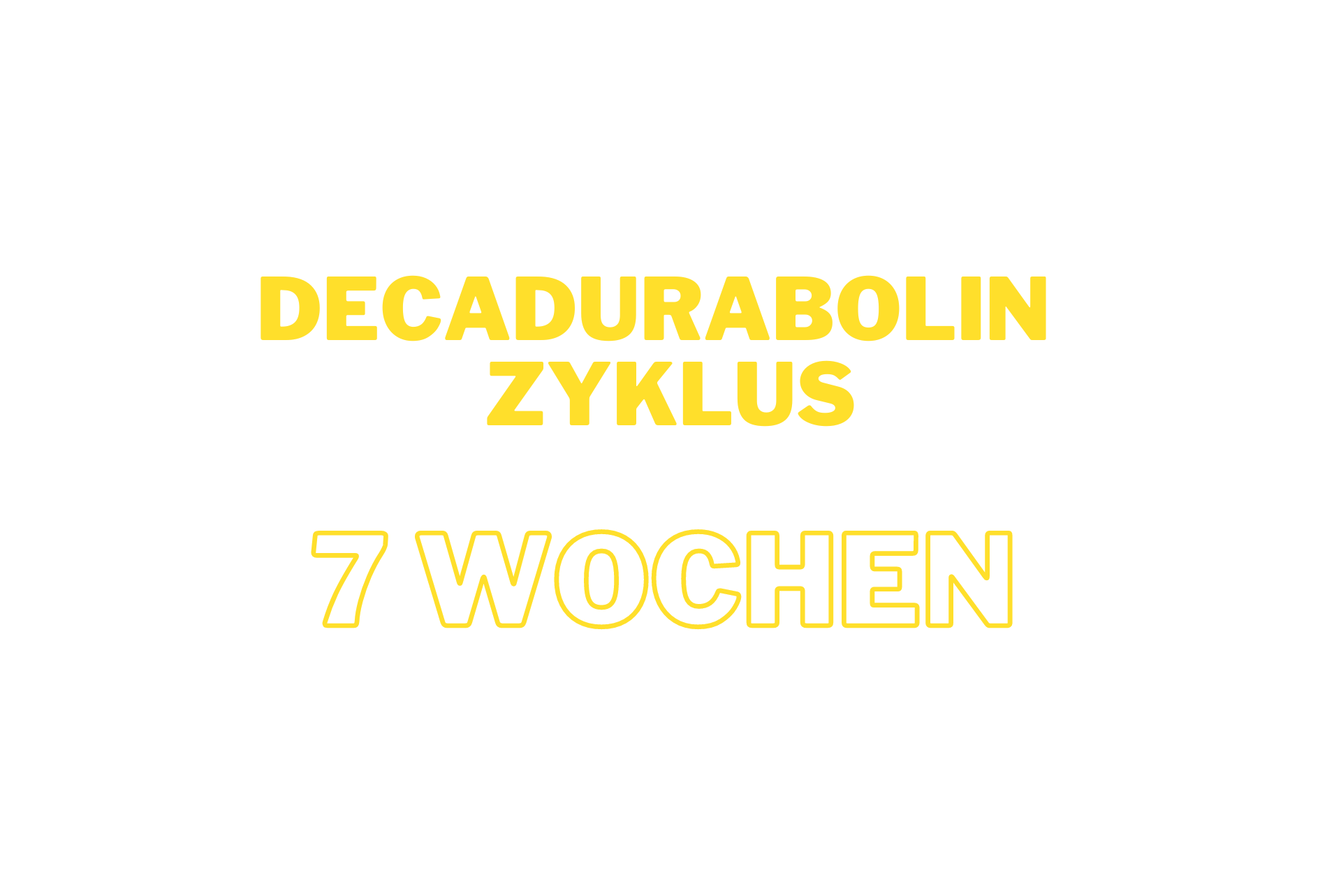 Decadurabolin Zyklus