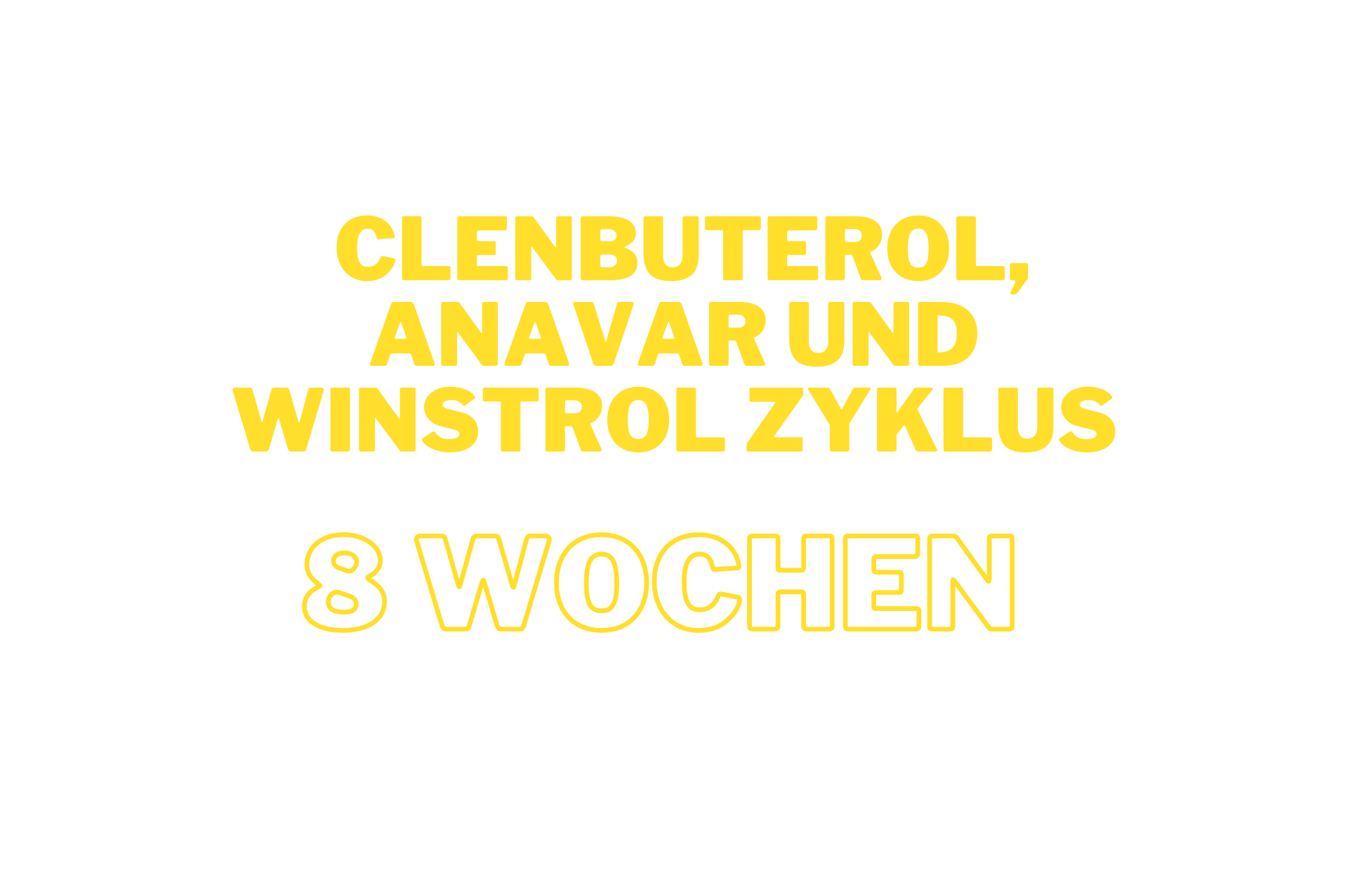 Clenbuterol, Anavar und Winstrol