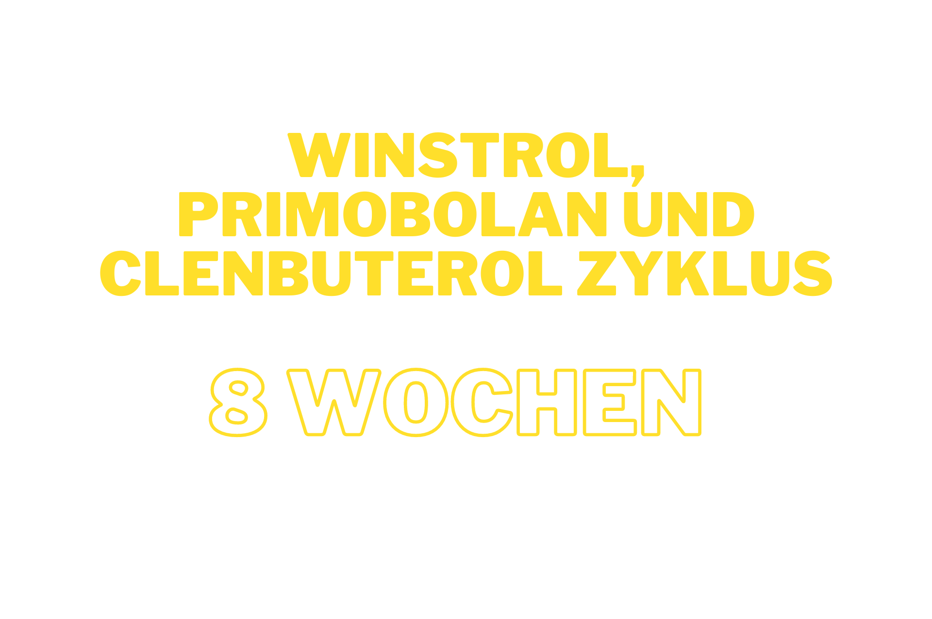 Winstrol, Primobolan und Clenbuterol Zyklus