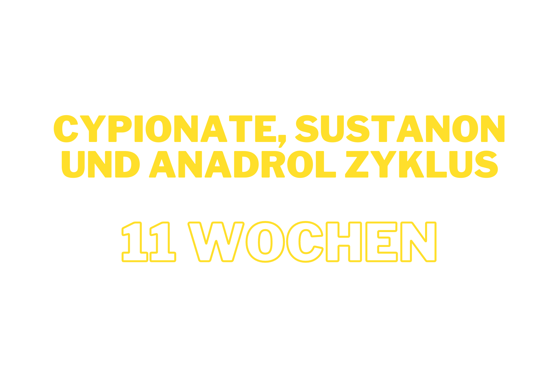 sustanon und anadrol Zyklus 7