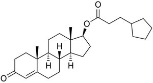 Testosteron-Kur/Plan 1 testosteron molecule Struktur