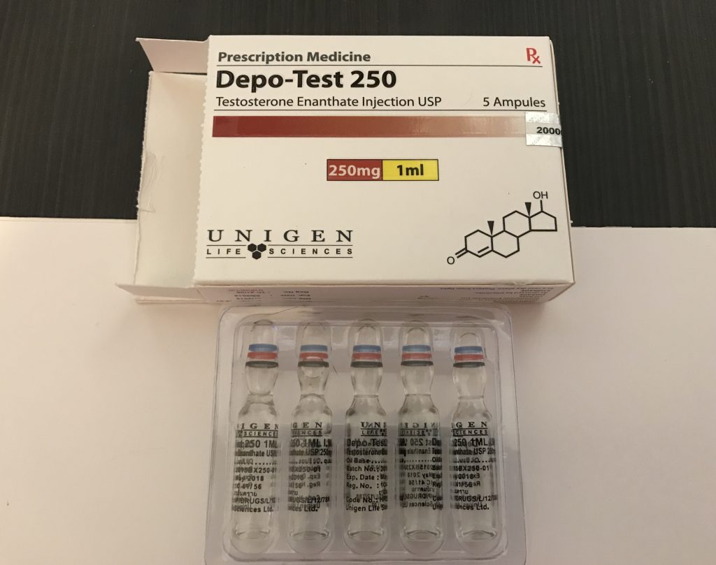 depo-test 250 - testosteron enantat unigen lifesciences